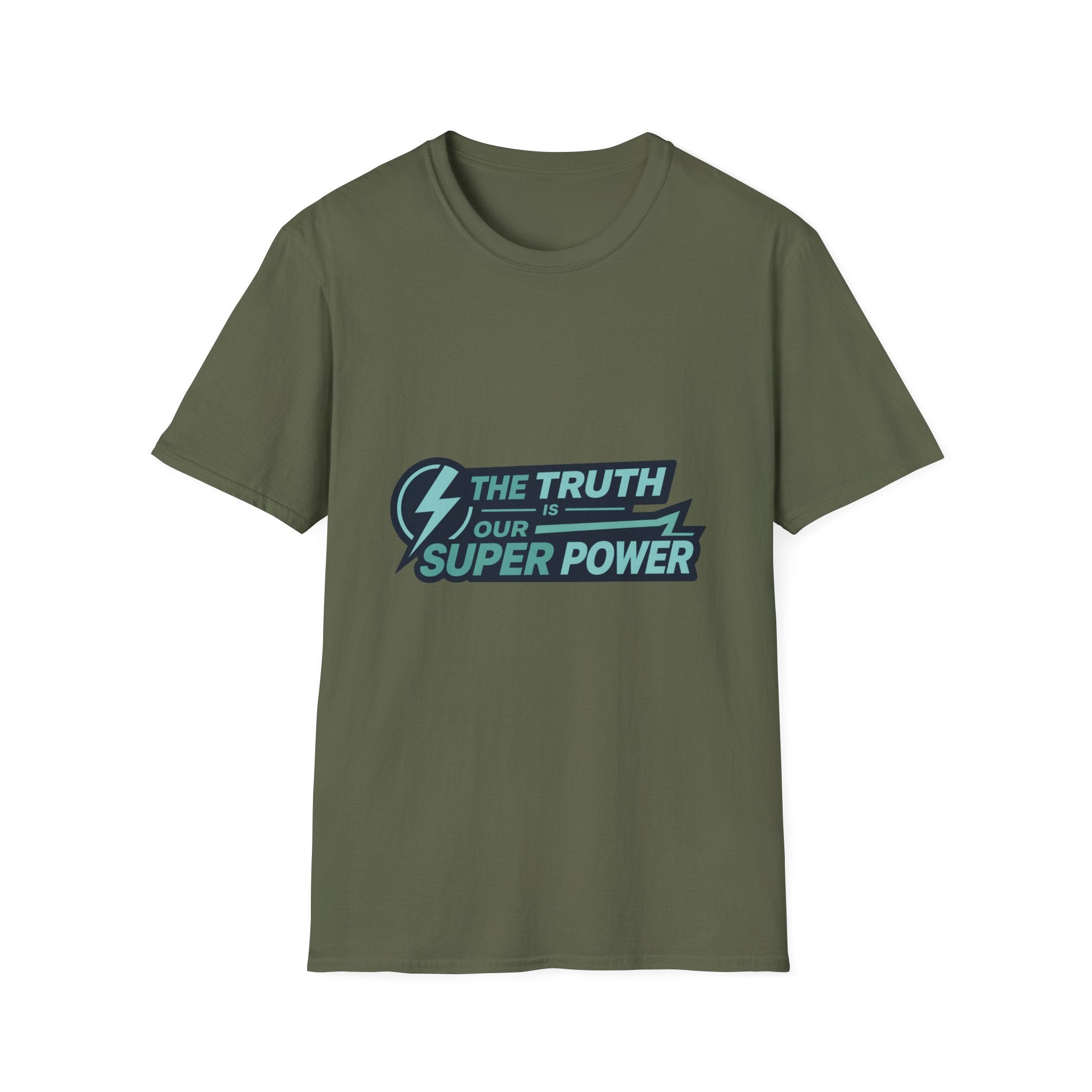 The Truth is Our Super Power - Blank White T-Shirt — Minimal Everyday Tee