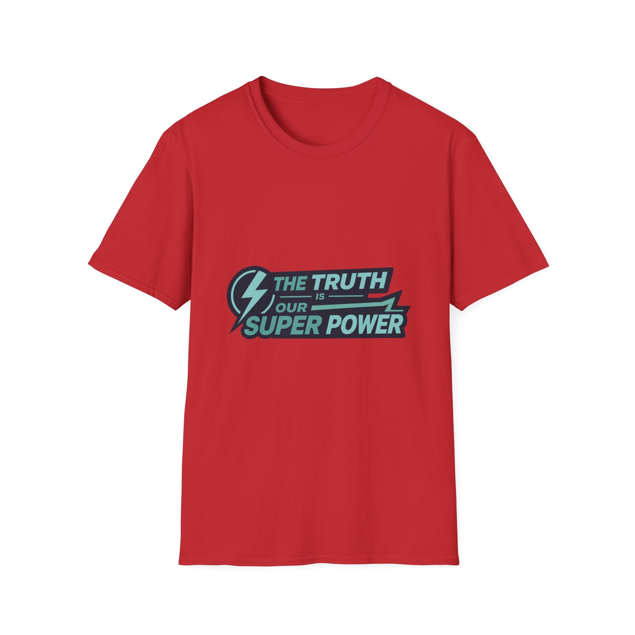 The Truth is Our Super Power - Blank White T-Shirt — Minimal Everyday Tee