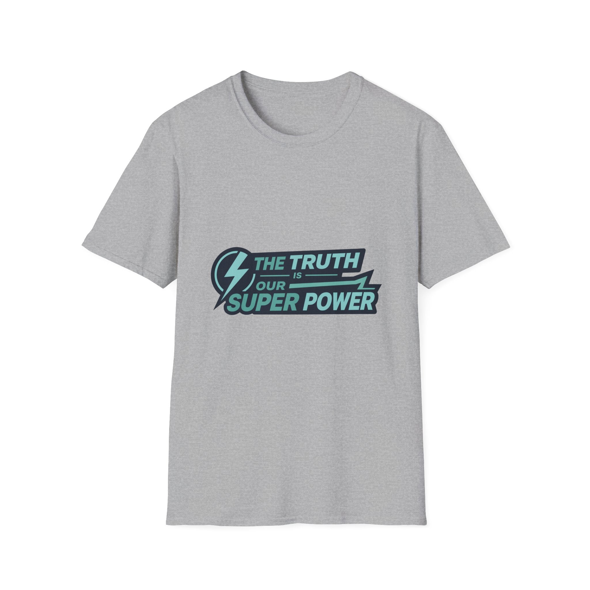 The Truth is Our Super Power - Blank White T-Shirt — Minimal Everyday Tee