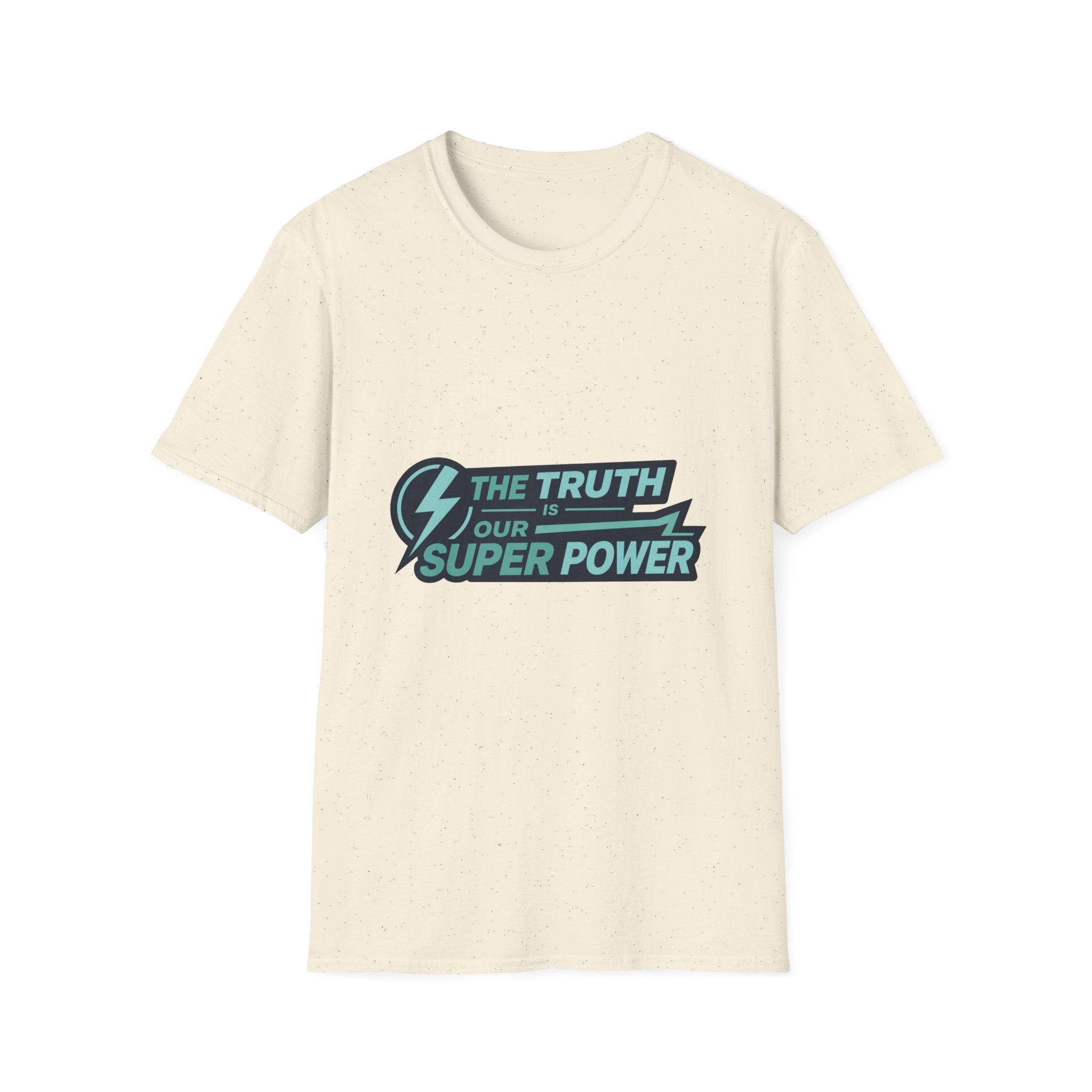 The Truth is Our Super Power - Blank White T-Shirt — Minimal Everyday Tee