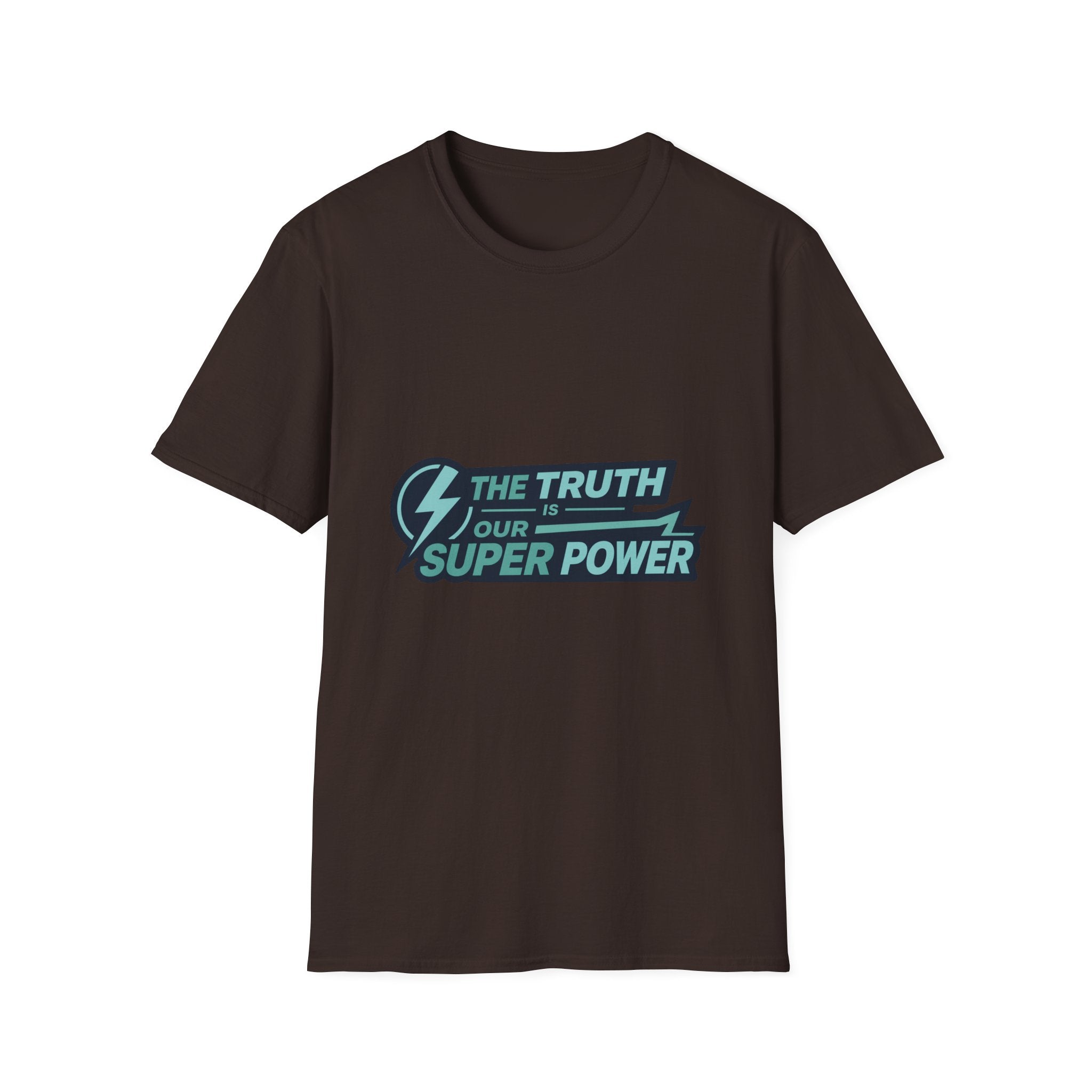 The Truth is Our Super Power - Blank White T-Shirt — Minimal Everyday Tee
