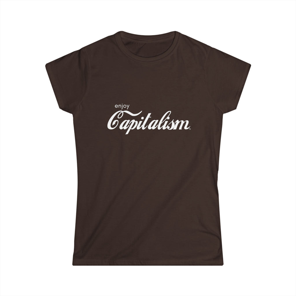 Enjoy Capitalism Tee Shirt | Plain Women's Tee