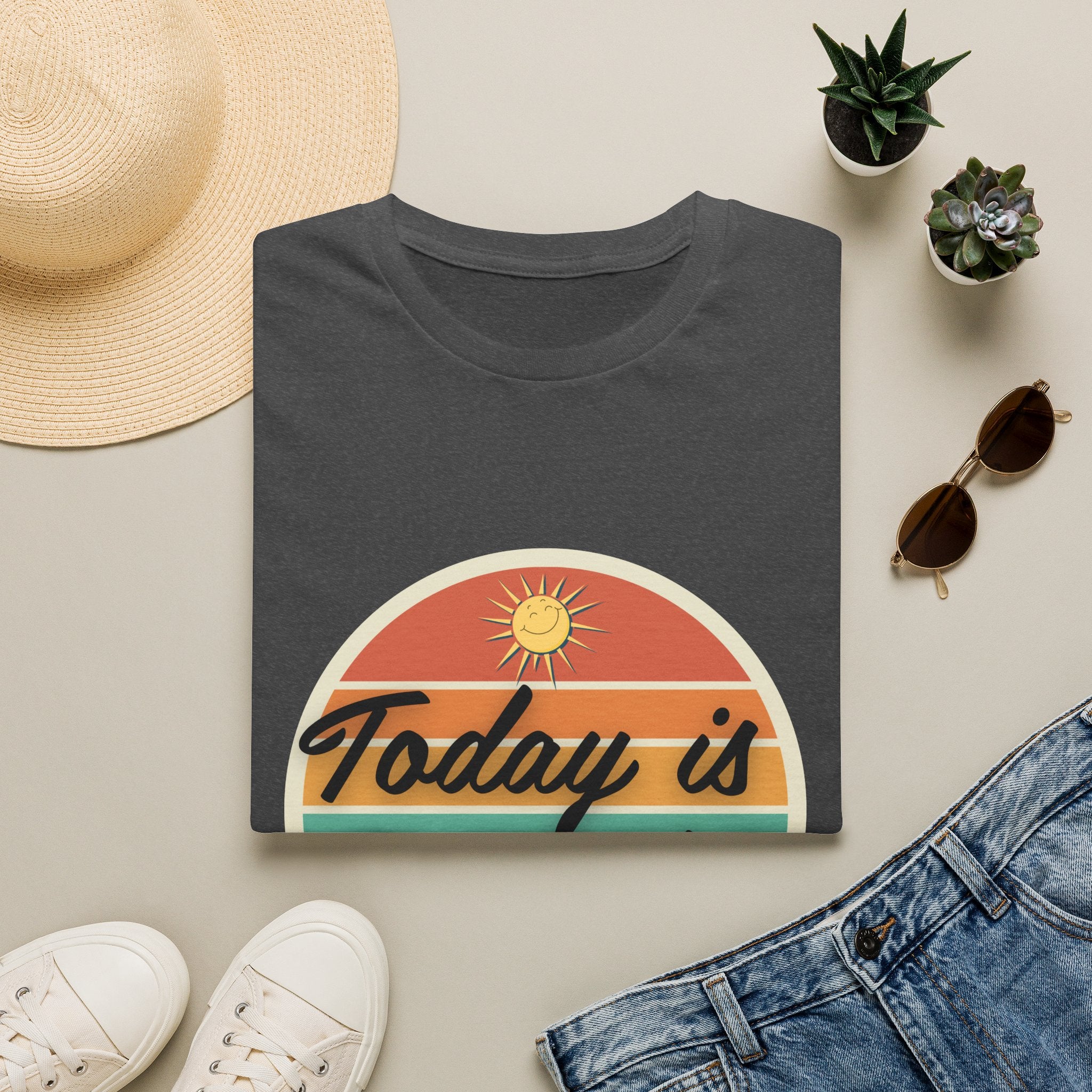 Today Is Someday T-Shirt – Retro Sunrise Inspirational Tee
