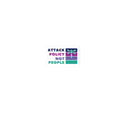 Attack Policy Not People Kiss-Cut Sticker — Progressive Activist Vinyl Decal