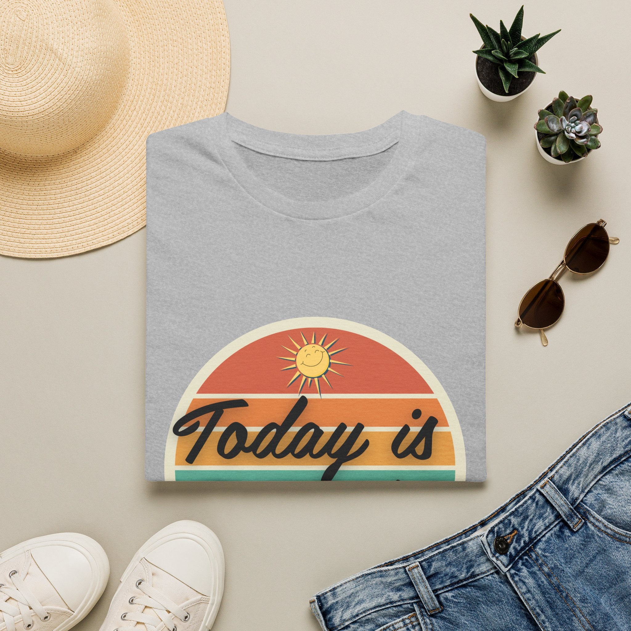 Today Is Someday T-Shirt – Retro Sunrise Inspirational Tee