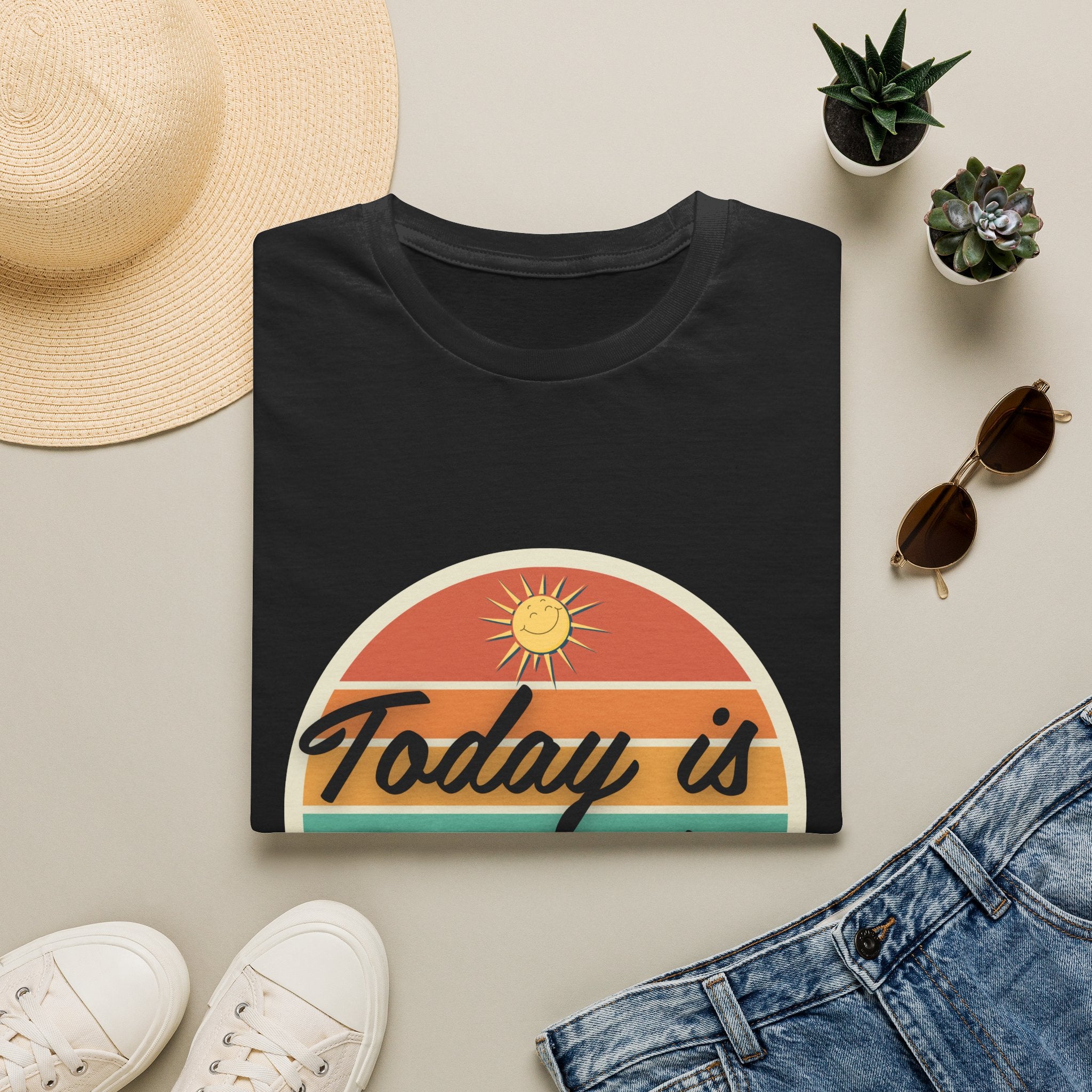 Today Is Someday T-Shirt – Retro Sunrise Inspirational Tee