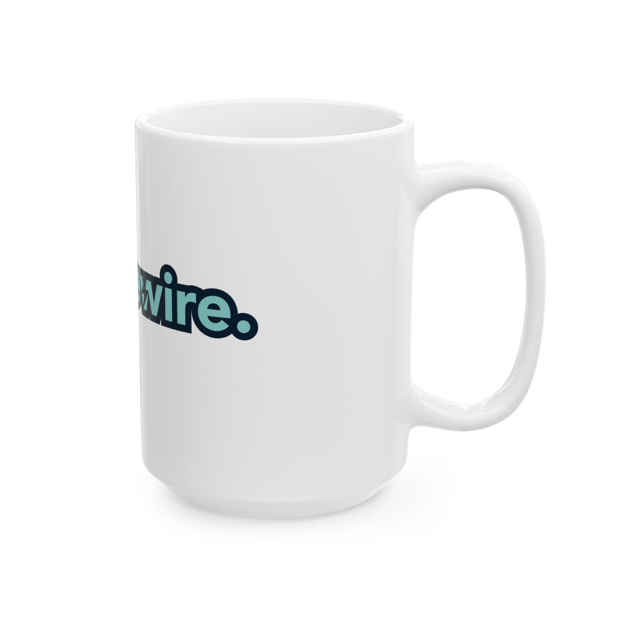 BPALiveWire Logo Ceramic Mug — 11oz & 15oz Branded Coffee Cup