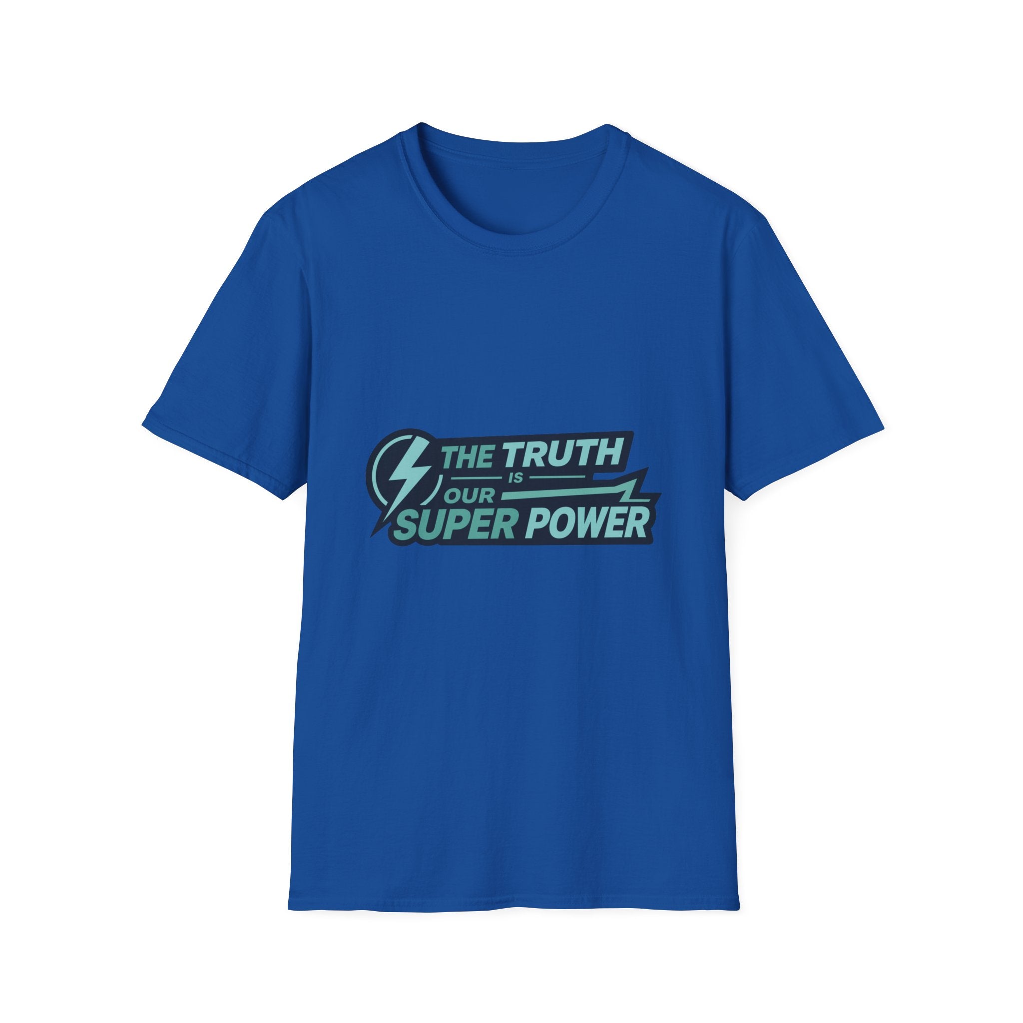 The Truth is Our Super Power - Blank White T-Shirt — Minimal Everyday Tee